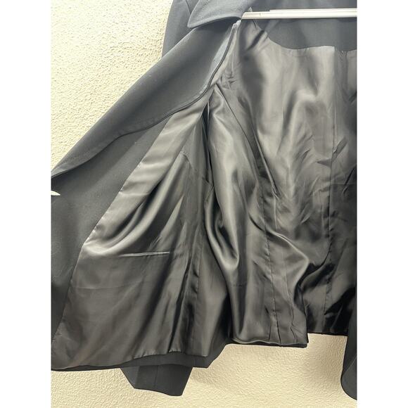 Relativity Womens Blazer Plus Size 16W Black Single Button Up Collared - Picture 7 of 16